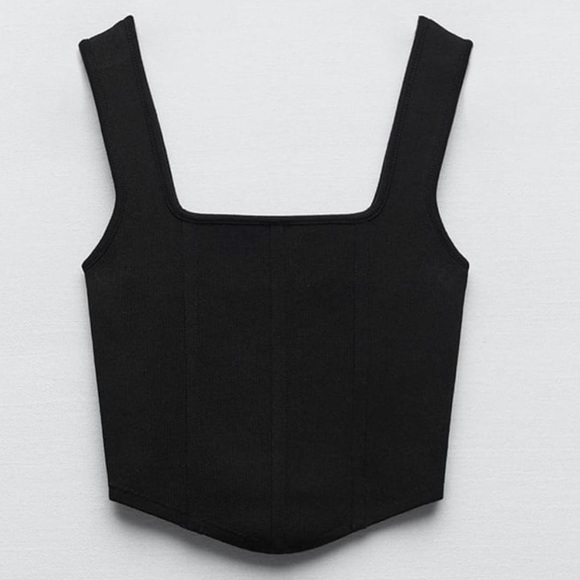 Zara Tops - Zara Knit Corset Bustier Top